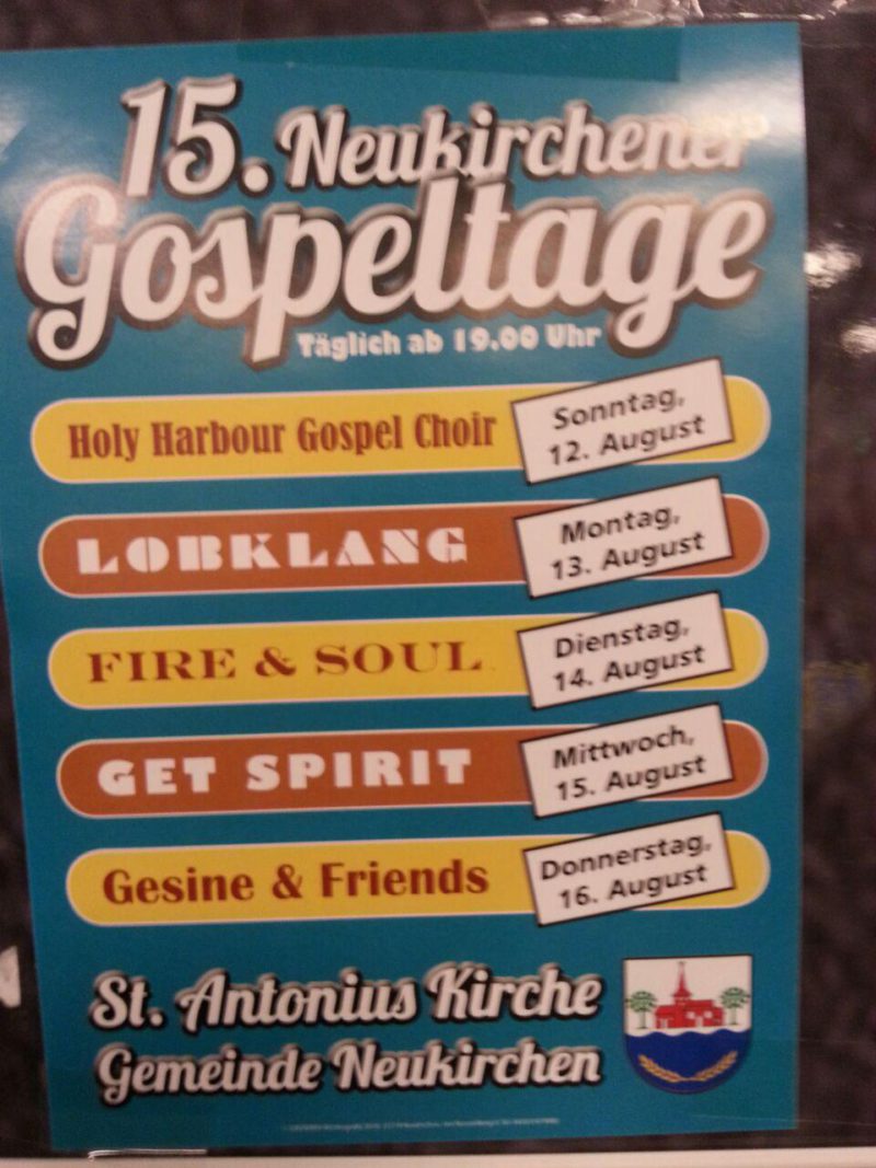 15. Neukirchener Gospeltage